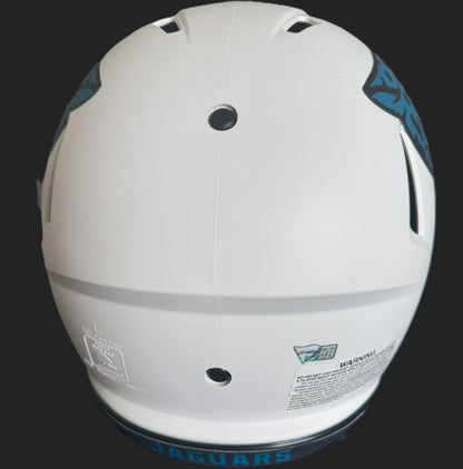 Trevor Lawrence Hand Signed ✍️ Jacksonville Jaguars 🐆 Full-Size Authentic On-Field Lunar Eclipse Alternate Speed NFL Helmet - Fanatics Authenticated 🛡️