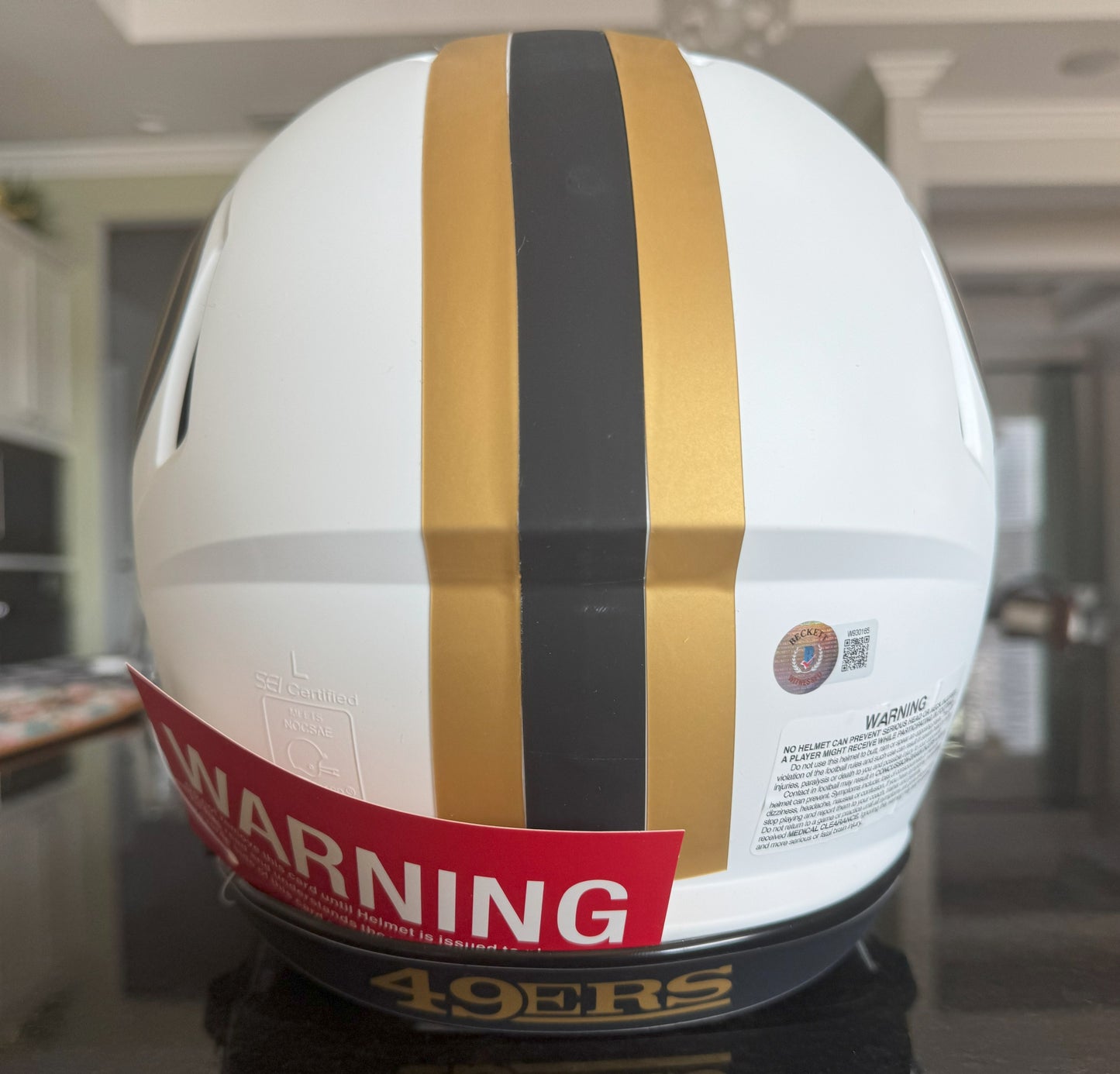 George Kittle Signed🖊️San Francisco 49ers  Full-Size Authentic On-Field Lunar Eclipse Alternate Speed NFL Helmet🛡️