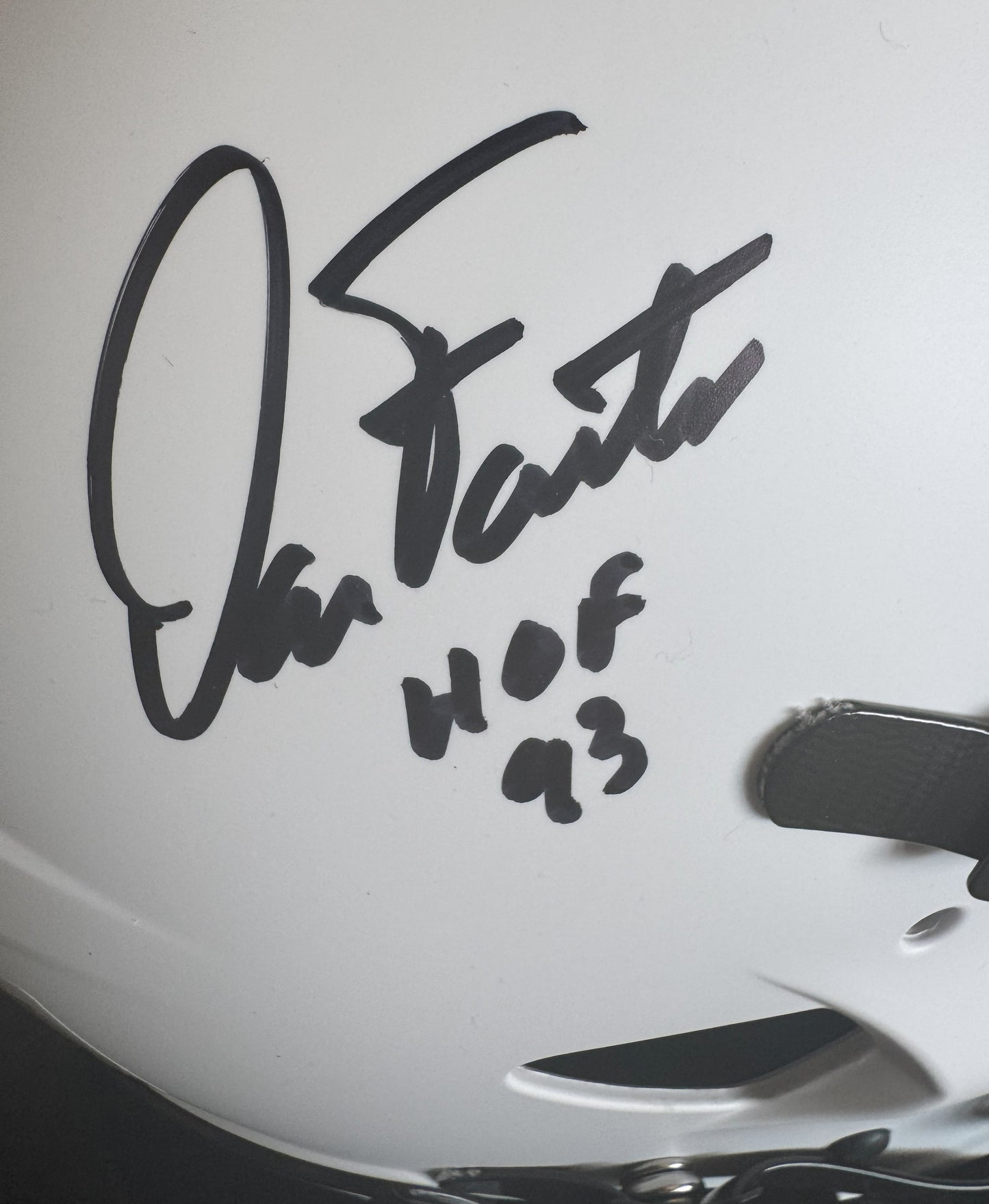 Dan Fouts Signed Los Angeles Chargers Full-Size Authentic On-Field Lunar Eclipse Alternate Speed Helmet Inscribed "HOF 93"