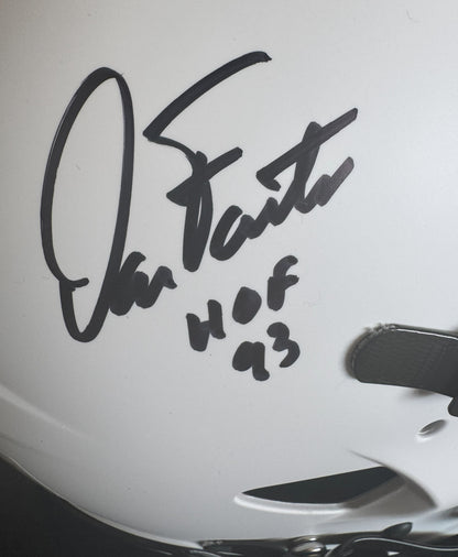 Dan Fouts Signed Los Angeles Chargers Full-Size Authentic On-Field Lunar Eclipse Alternate Speed Helmet Inscribed "HOF 93"