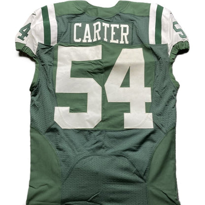 Bruce Carter GAME WORN 💪 New York Jets Nike NFL Jersey 👕 Also with PSA Certificate of Authenticity🛡️