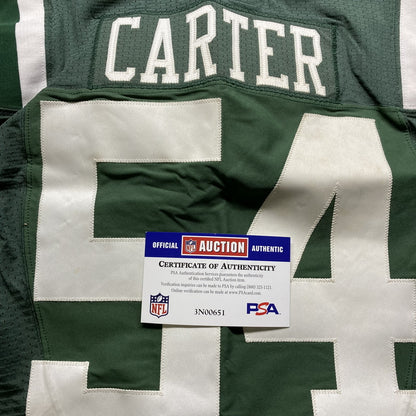 Bruce Carter GAME WORN 💪 New York Jets Nike NFL Jersey 👕 Also with PSA Certificate of Authenticity🛡️