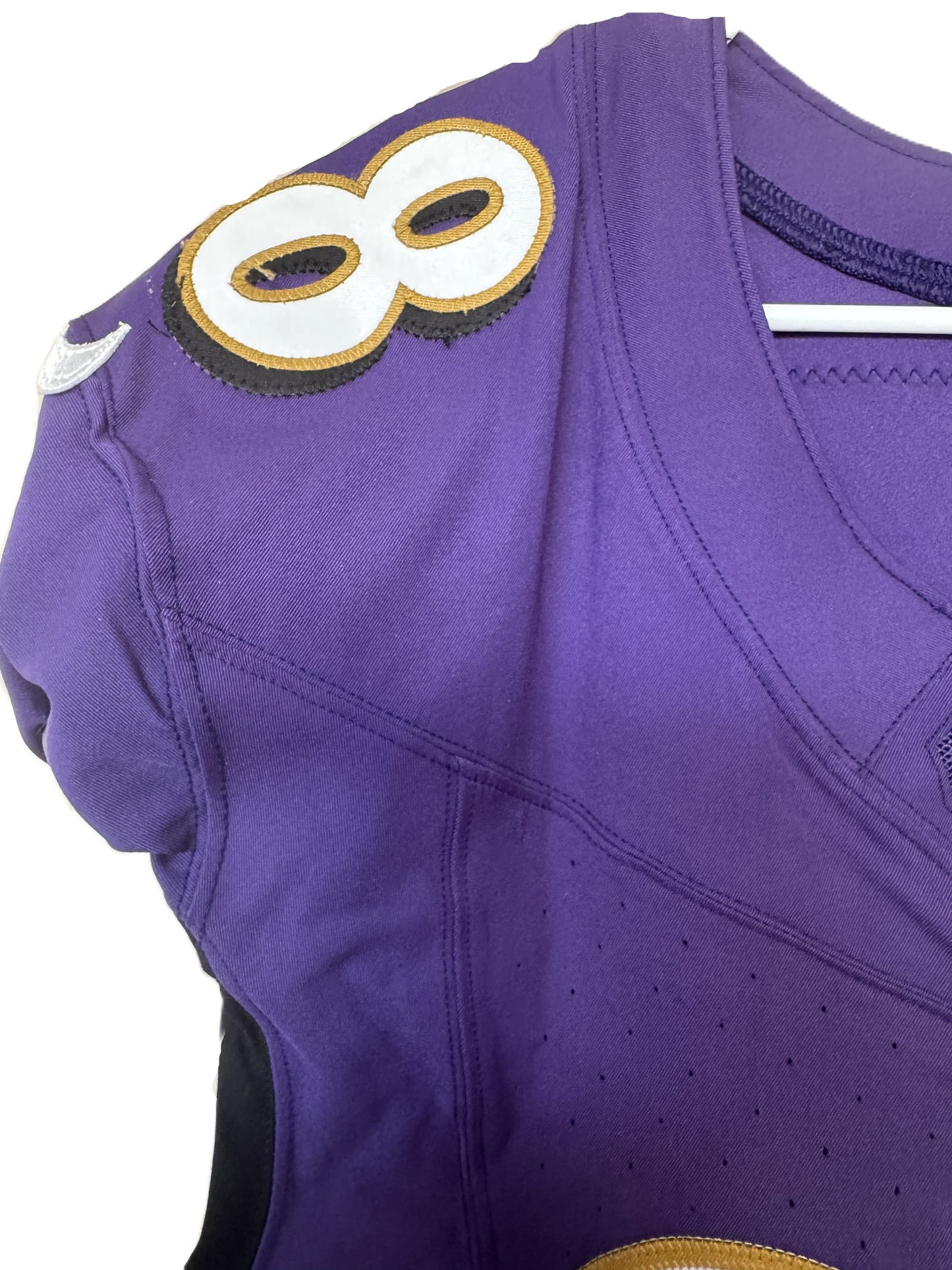 Charlie Kolar GAME-WORN💪from the 2025 season Baltimore Ravens💜Jersey Also includes COA