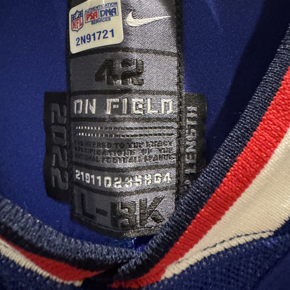 James Cook Hand Signed ✍️ AUTHENTIC 💪 Buffalo Bills On-Field NFL Jersey Inc. PSA Certification 🛡️