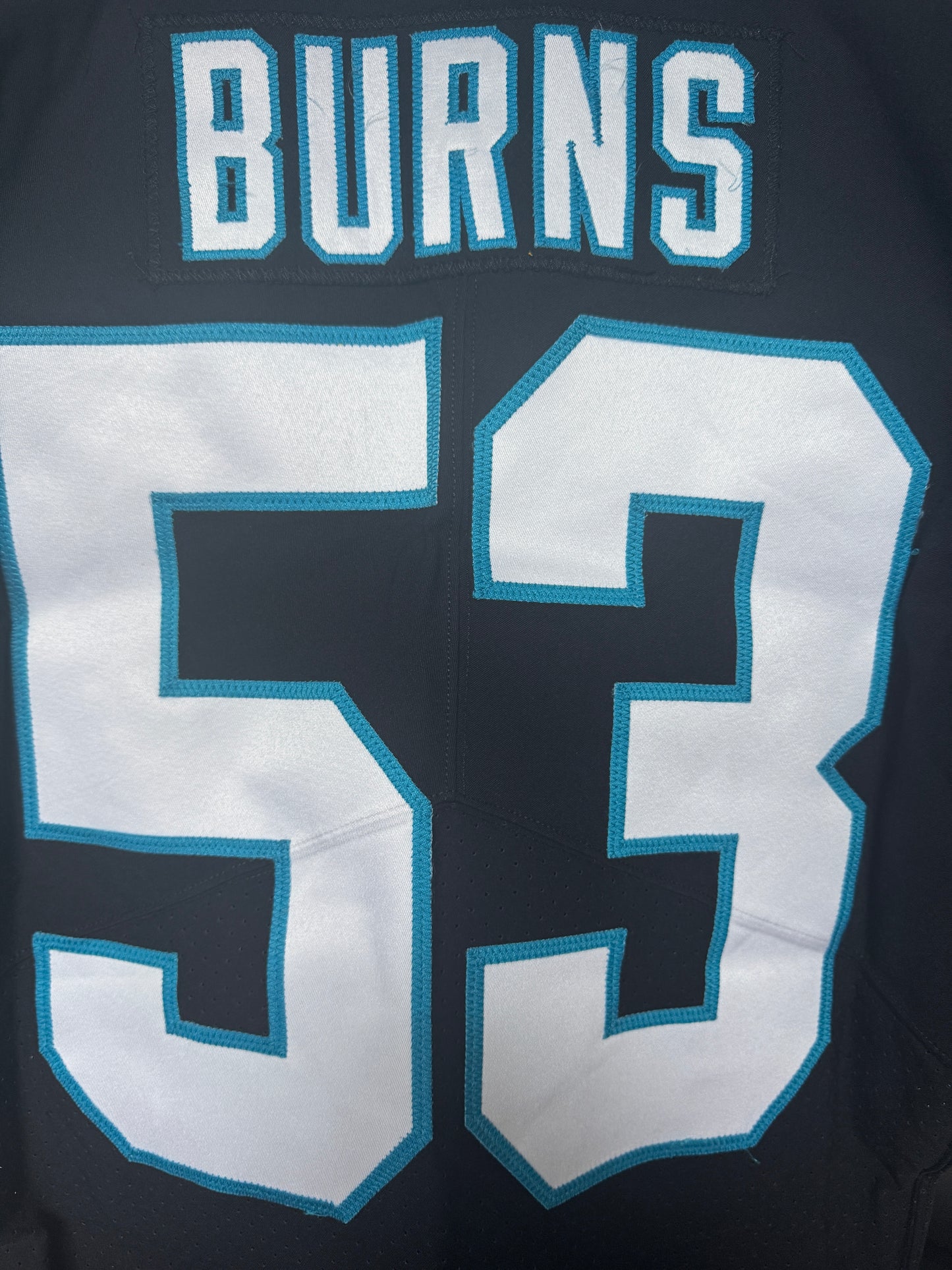 Brian Burns GAME WORN 💪 11/21/21 Carolina Panthers Nike On-Field NFL Jersey vs. Washington Commanders Also includes PSA Authenticity ✅