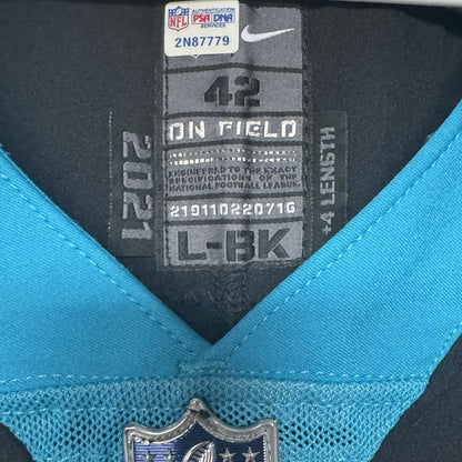 Brian Burns GAME WORN 💪 11/21/21 Carolina Panthers Nike On-Field NFL Jersey vs. Washington Commanders Also includes PSA Authenticity ✅