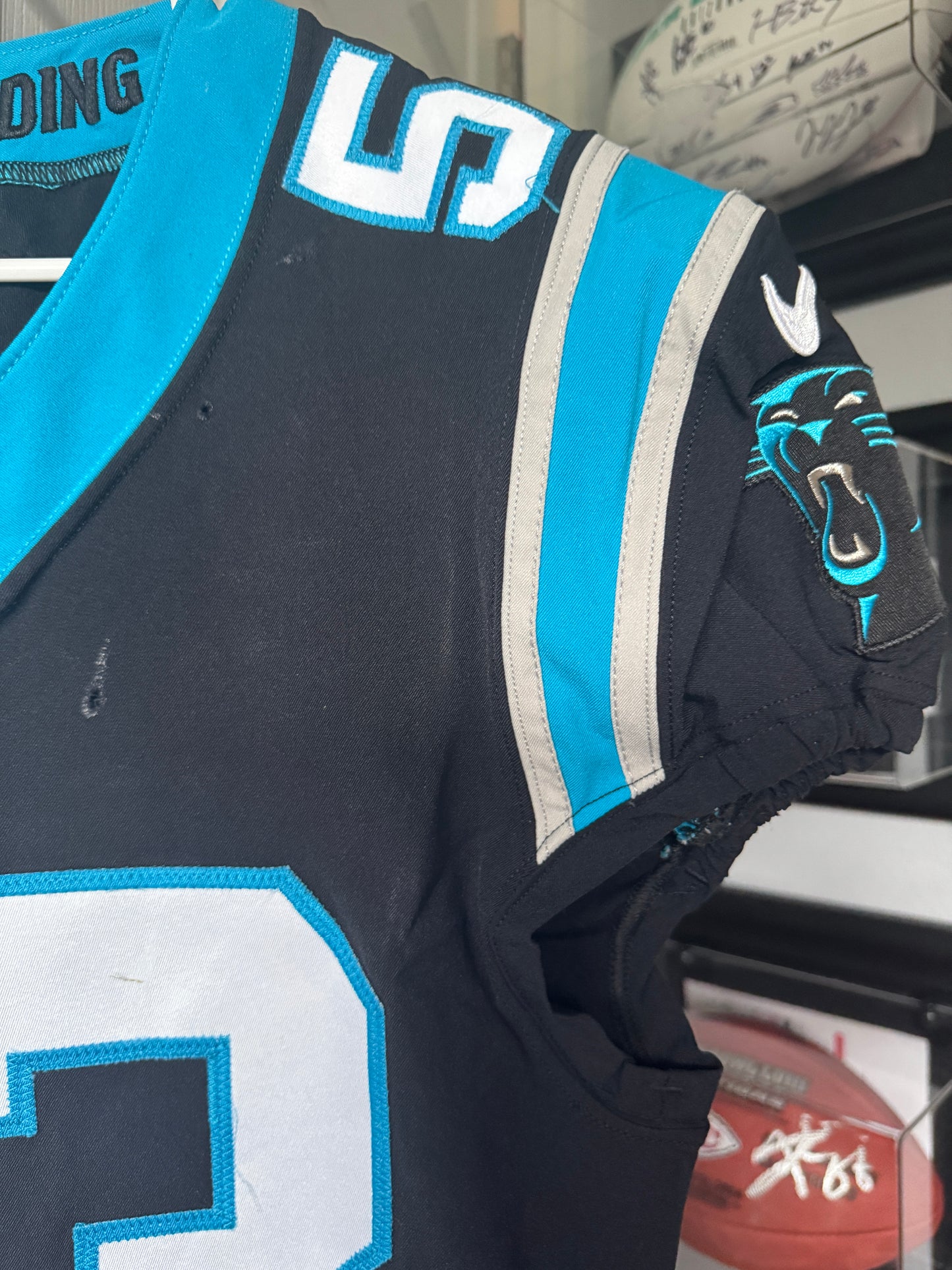Brian Burns GAME WORN 💪 11/21/21 Carolina Panthers Nike On-Field NFL Jersey vs. Washington Commanders Also includes PSA Authenticity ✅