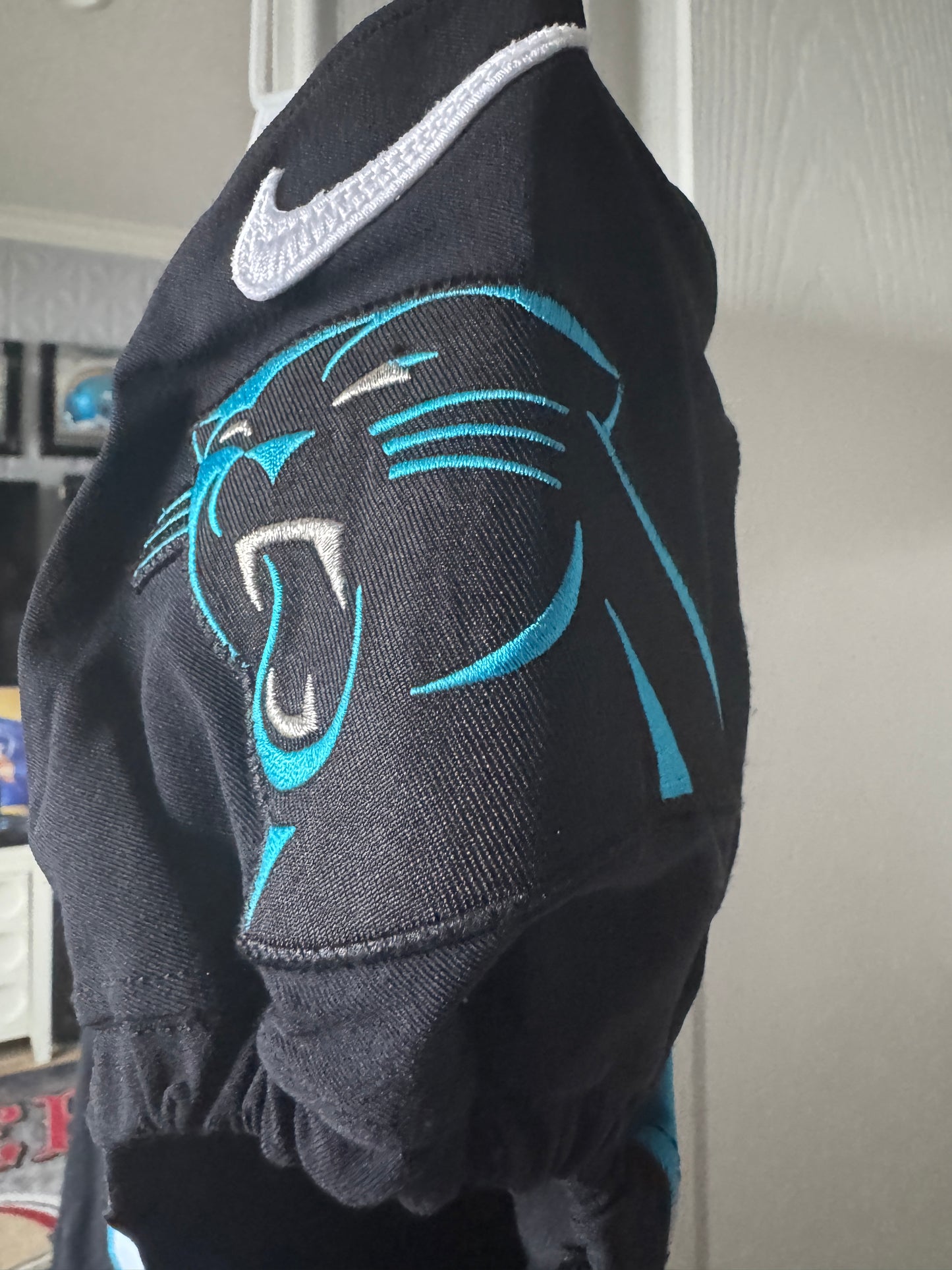 Brian Burns GAME WORN 💪 11/21/21 Carolina Panthers Nike On-Field NFL Jersey vs. Washington Commanders Also includes PSA Authenticity ✅