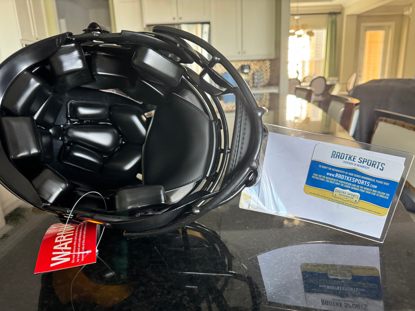 Van Jefferson Signed LosAngeles Rams🐏Full-Size Authentic On-Field Eclipse Alternate Speed Helmet