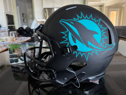 Ronnie Brown Signed Miami Dolphins Full-Size Authentic On-Field Eclipse Alternate Speed Helmet Inc. Authentication 🛡️