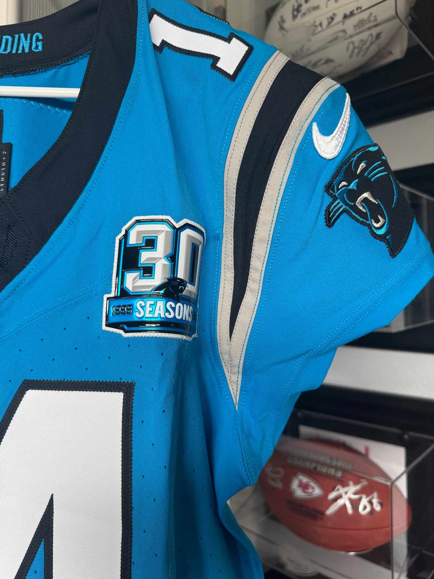 Andy Dalton GAME WORN 💪11/10/24 Carolina Panthers 🐆 Nike NFL Jersey 👕 vs Giants includes PSA Authenticity ✅