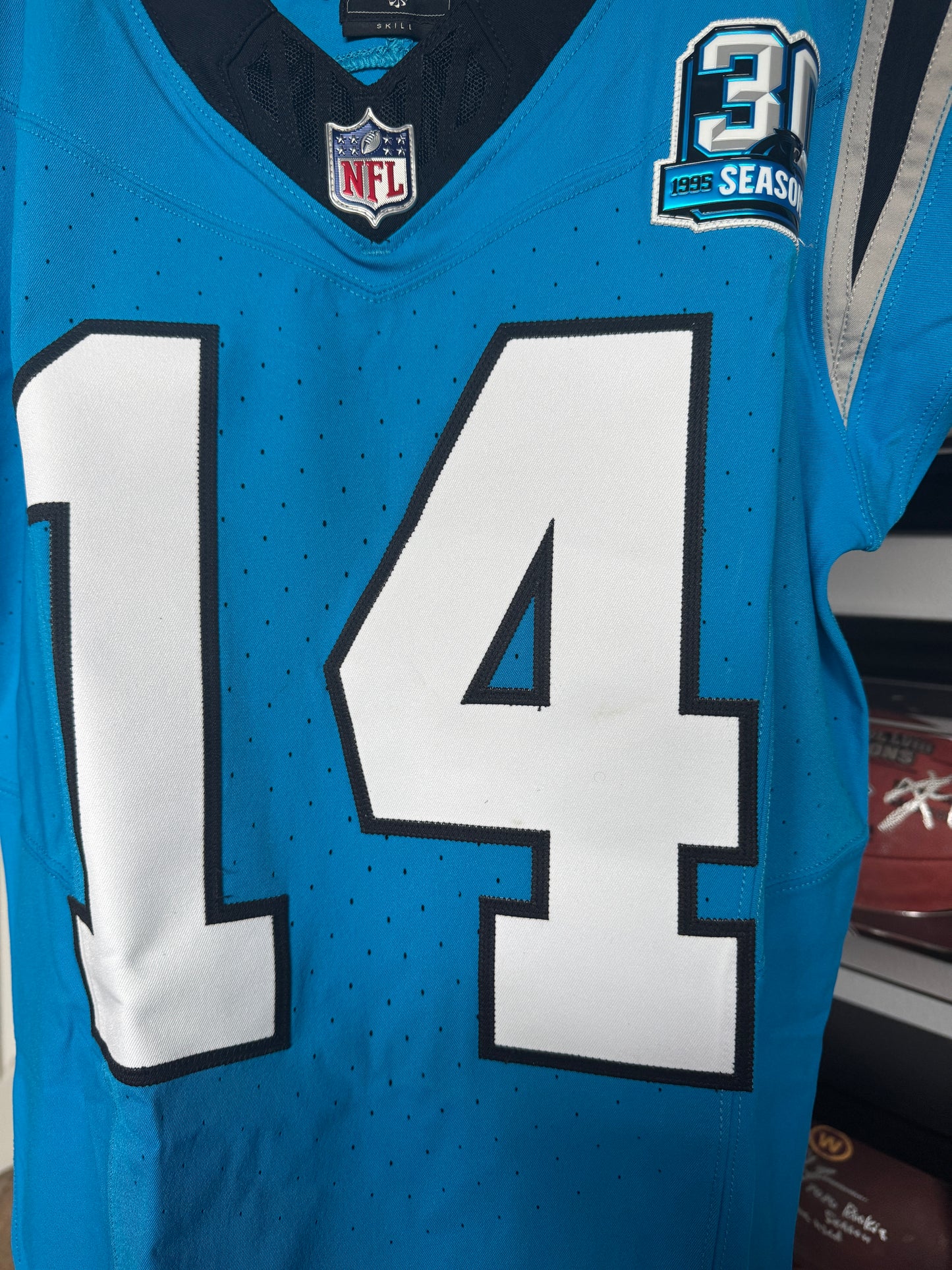Andy Dalton GAME WORN 💪11/10/24 Carolina Panthers 🐆 Nike NFL Jersey 👕 vs Giants includes PSA Authenticity ✅