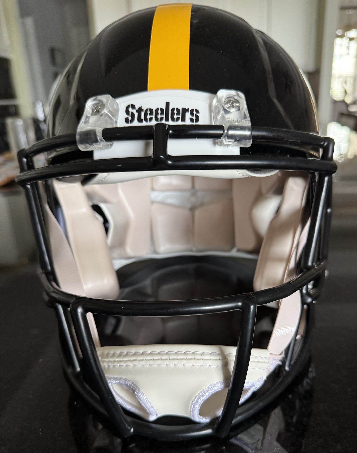 T. J. Watt Signed ✍️ Pittsburgh Steelers Full-Size Proline NFL Speed Helmet Inc. Inscription and COA 🛡️