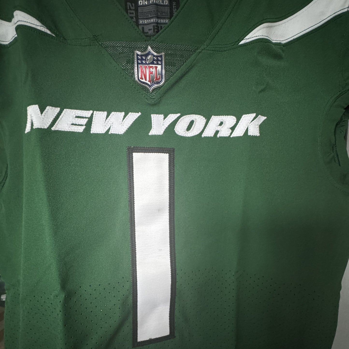Sauce Gardner Hand Signed 🟢 New York Jets AUTHENTIC Nike NFL Jersey Inc. PSA Certification 🛡️
