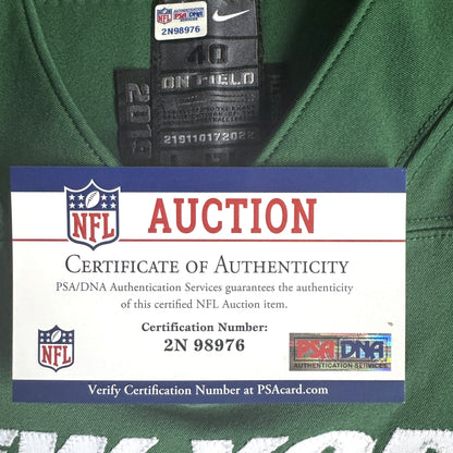 Sauce Gardner Hand Signed 🟢 New York Jets AUTHENTIC Nike NFL Jersey Inc. PSA Certification 🛡️