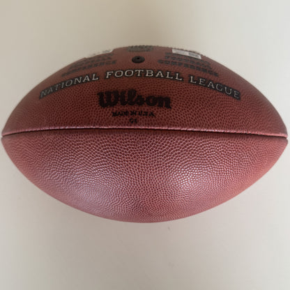 Mike Evans GAME USED 💪 Signed + Inscribed 🖊️ Tampa Bay Buccaneers Wilson Duke Football 24-25 Season Inscribed "NFL Record Season" Inc. Proof of Authenticity