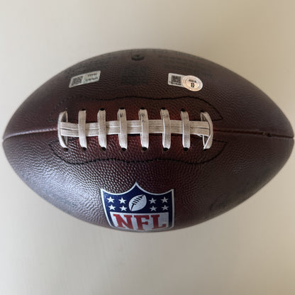 Mike Evans GAME USED 💪 Signed + Inscribed Football Tampa Bay Buccaneers 24-25 Season Inscribed “11th Straight 1,000 yd Szn”