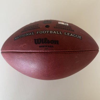 Mike Evans GAME USED 💪 Hand Signed 🖊️ + Inscribed Football 🏈 Tampa Bay Buccaneers 24-25 Season Inscribed "NFL Record Season"