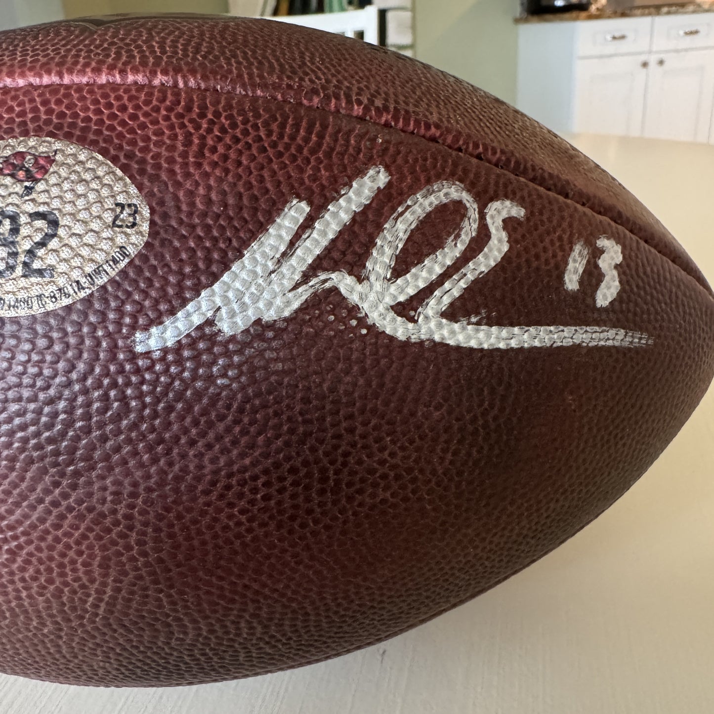 Baker Mayfield + Mike Evans GAME USED 💪 Signed 🖊️ Wilson DUKE Ball Tampa Bay Buccaneers Proof of Authenticity included 📄