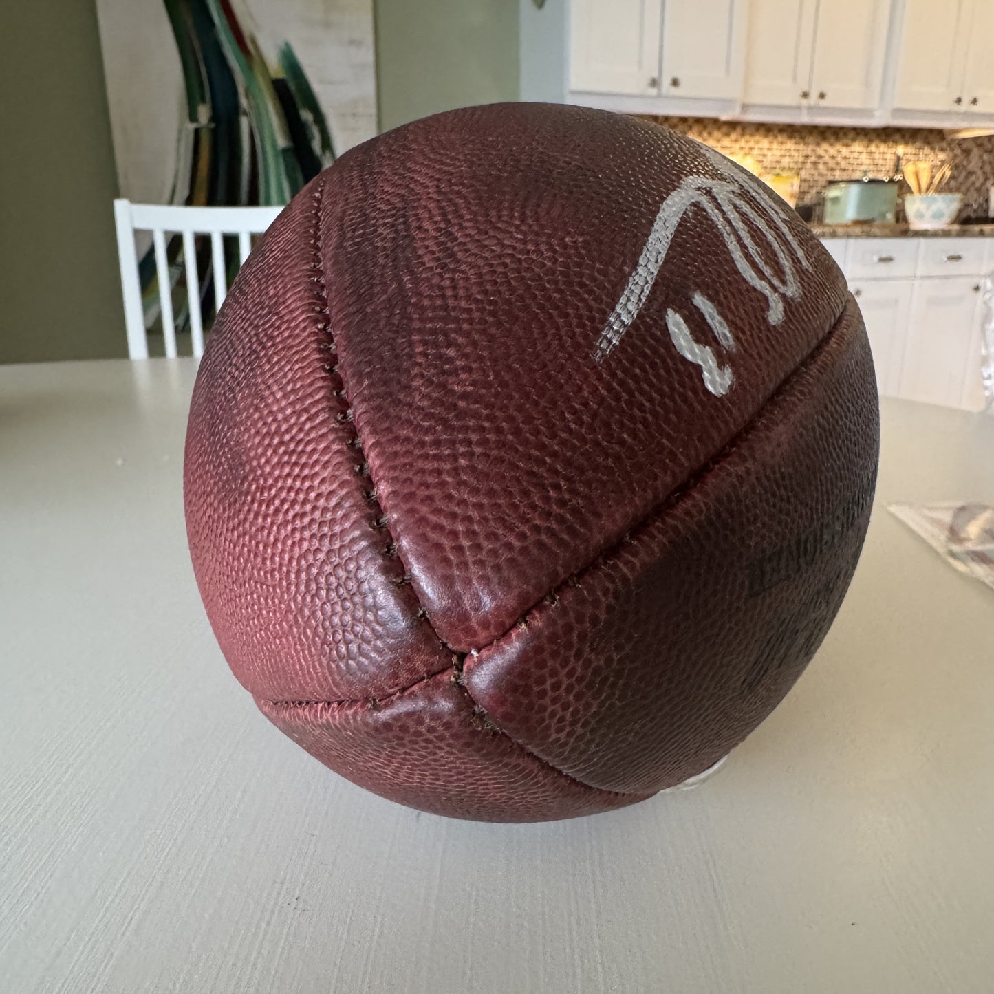 Baker Mayfield + Mike Evans GAME USED 💪 Signed 🖊️ Wilson DUKE Ball Tampa Bay Buccaneers Proof of Authenticity included 📄