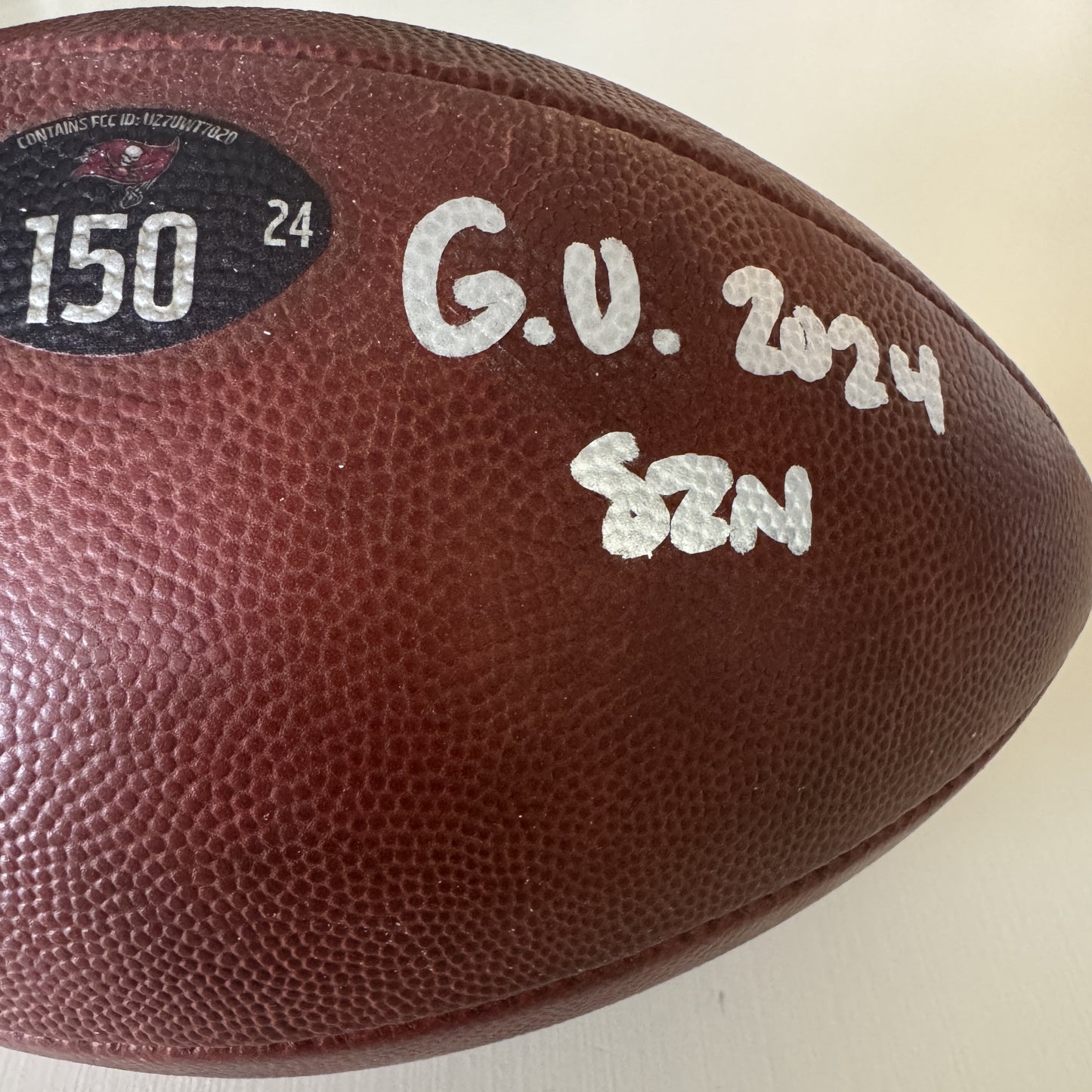 Baker Mayfield GAME USED 💪 Hand Signed + Inscribed Tampa Bay Buccaneers Wilson DUKE Ball Inscribed "G.U. 2024 Szn" Inc. Proof of Authenticity 📄