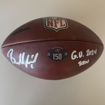 Baker Mayfield GAME USED 💪 Hand Signed + Inscribed Tampa Bay Buccaneers Wilson DUKE Ball Inscribed "G.U. 2024 Szn" Inc. Proof of Authenticity 📄