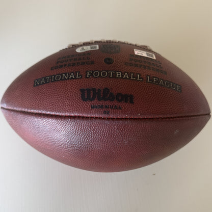 Baker Mayfield GAME USED 💪 Hand Signed + Inscribed Tampa Bay Buccaneers Wilson DUKE Ball Inscribed "G.U. 2024 Szn" Inc. Proof of Authenticity 📄