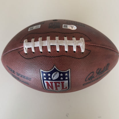 Baker Mayfield GAME USED 💪 and Signed + Inscribed Tampa Bay Buccaneers Wilson DUKE Ball Inscribed "G.U. 2024 Szn   Go Bucs!" Proof of Authenticity included 📄