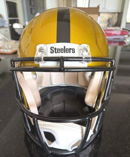Chase Claypool Signed✍️Pittsburgh Steelers Full-Size Authentic On-Field Speed Alternate NFL Helmet