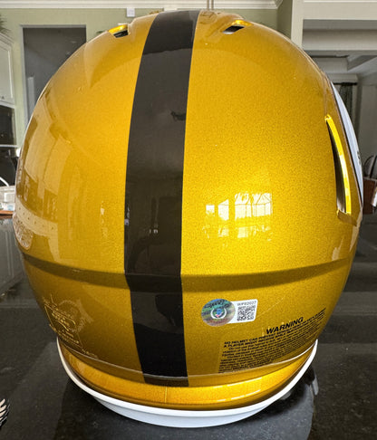 Chase Claypool Signed✍️Pittsburgh Steelers Full-Size Authentic On-Field Speed Alternate NFL Helmet