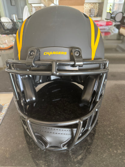 Austin Ekeler Signed🖊️Los Angeles Chargers⚡Full-Size Authentic Eclipse Speed Helmet💥