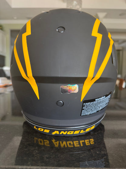 Austin Ekeler Signed🖊️Los Angeles Chargers⚡Full-Size Authentic Eclipse Speed Helmet💥