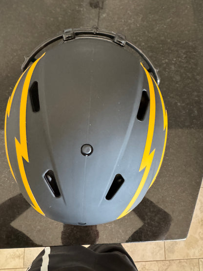 Austin Ekeler Signed🖊️Los Angeles Chargers⚡Full-Size Authentic Eclipse Speed Helmet💥