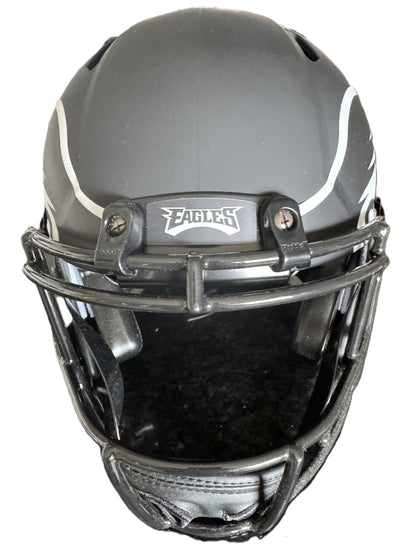 Miles Sanders Signed ✍️ Philadelphia Eagles 🦅 Full-Size Authentic On-Field Eclipse Alternate Speed Helmet🏈