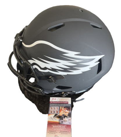 Miles Sanders Signed ✍️ Philadelphia Eagles 🦅 Full-Size Authentic On-Field Eclipse Alternate Speed Helmet🏈
