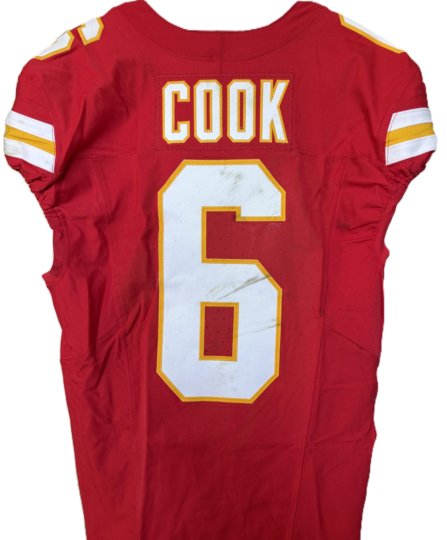 Bryan Cook GAME WORN 💪 10/27/25 Kansas City Chiefs Nike NFL Jersey 🎽 vs. Washington Commanders - COA included 🛡️
