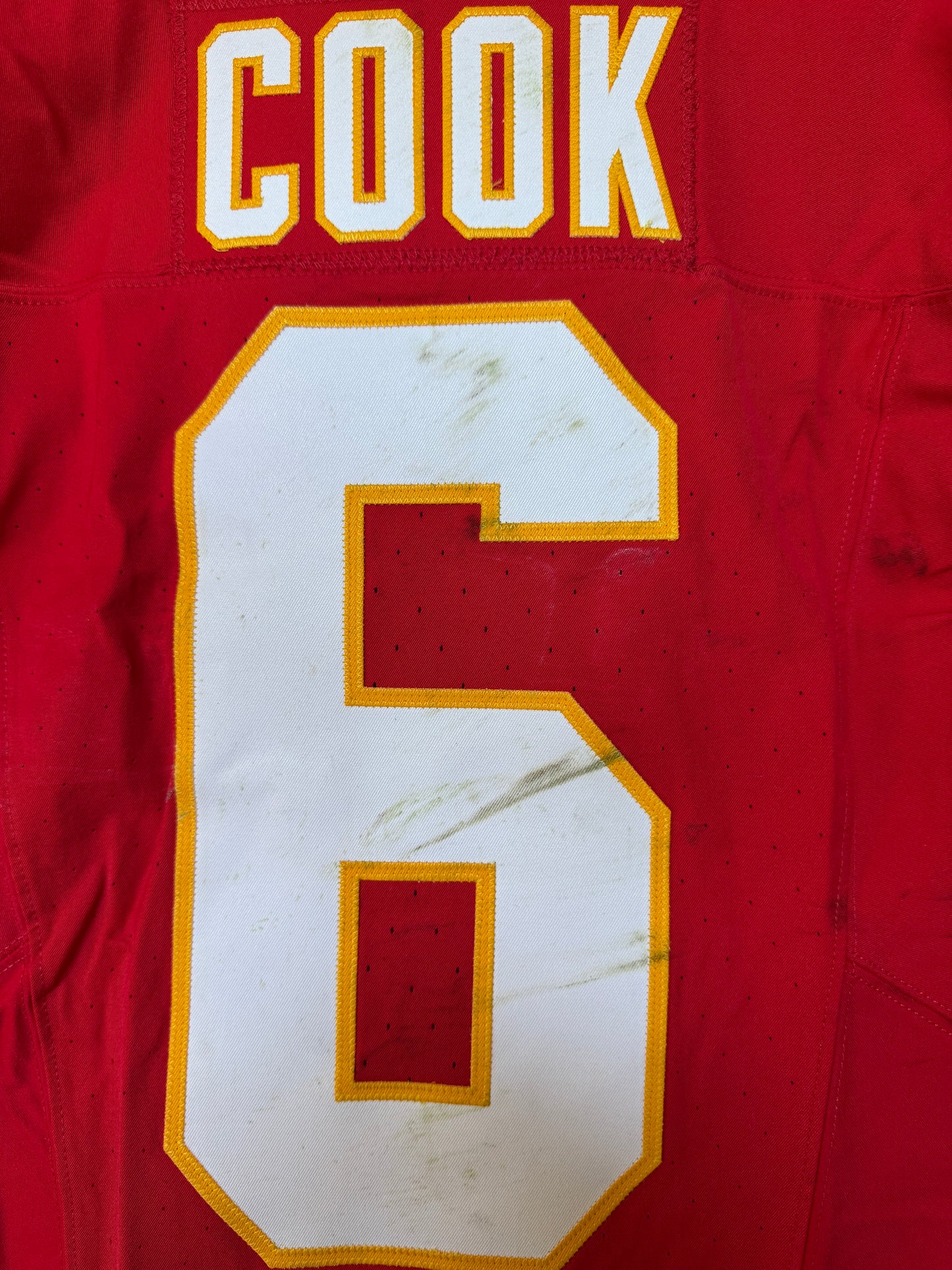 Bryan Cook GAME WORN 💪 10/27/25 Kansas City Chiefs Nike NFL Jersey 🎽 vs. Washington Commanders - COA included 🛡️