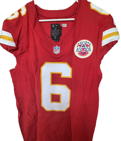 Bryan Cook GAME WORN 💪 10/27/25 Kansas City Chiefs Nike NFL Jersey 🎽 vs. Washington Commanders - COA included 🛡️