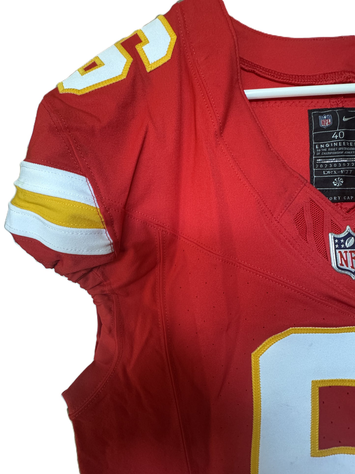 Bryan Cook GAME WORN 💪 10/27/25 Kansas City Chiefs Nike NFL Jersey 🎽 vs. Washington Commanders - COA included 🛡️
