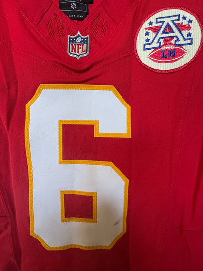 Bryan Cook GAME WORN 💪 10/27/25 Kansas City Chiefs Nike NFL Jersey 🎽 vs. Washington Commanders - COA included 🛡️