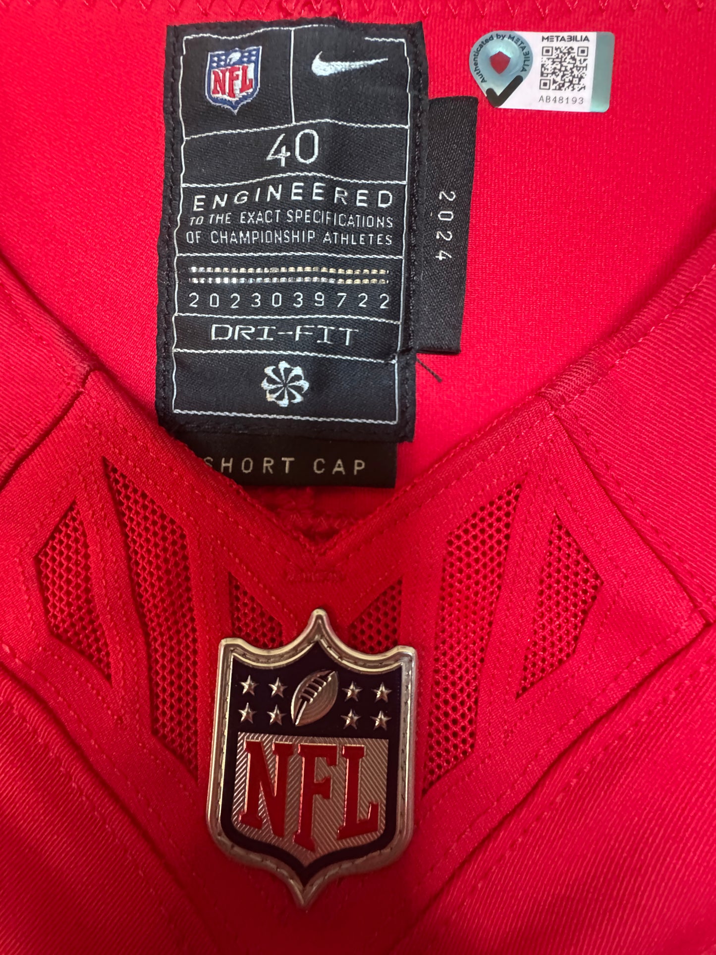 Bryan Cook GAME WORN 💪 10/27/25 Kansas City Chiefs Nike NFL Jersey 🎽 vs. Washington Commanders - COA included 🛡️