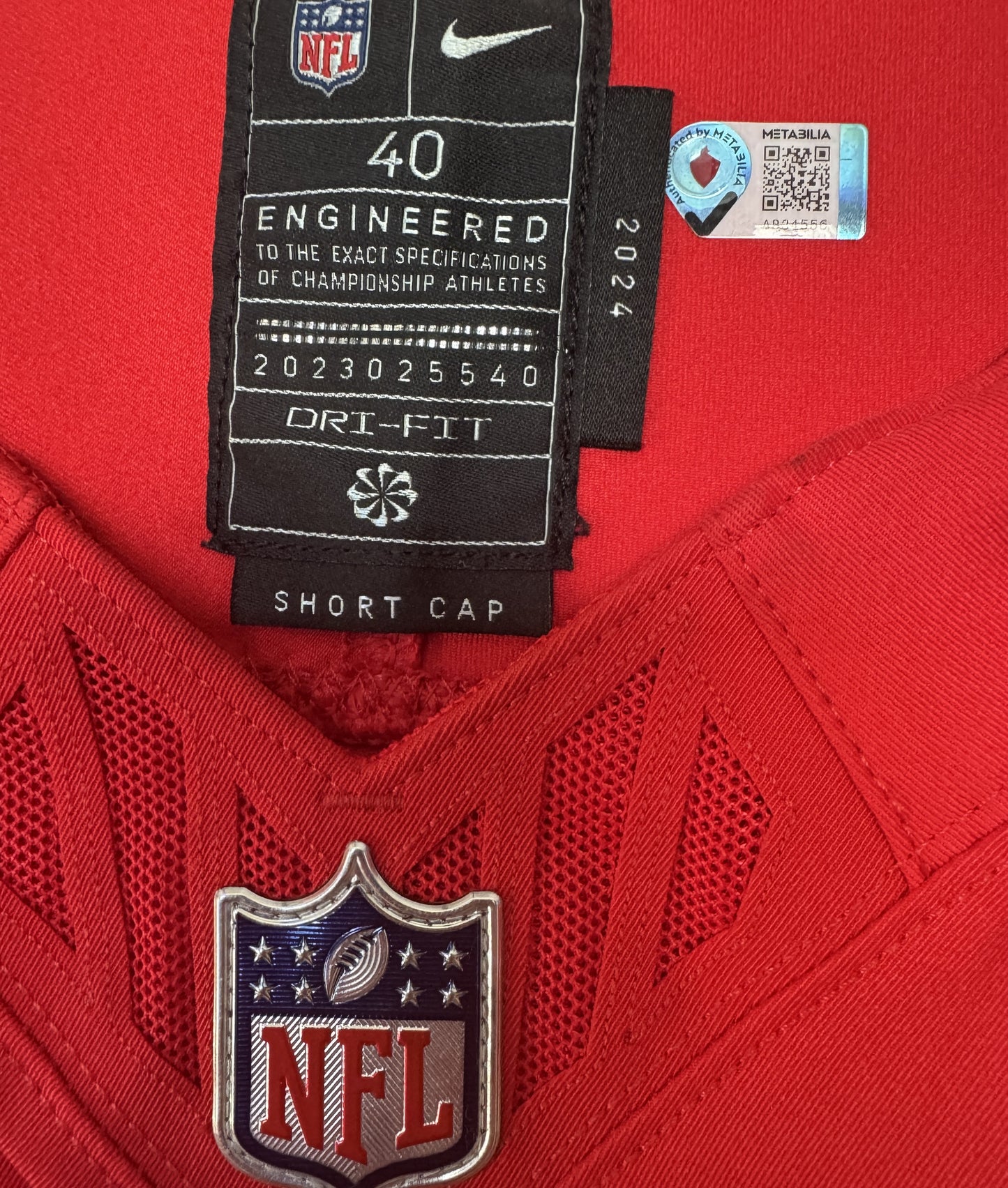 Bryan Cook GAME WORN 💪 10/12/25 Kansas City Chiefs Nike NFL Jersey 🎽 vs Lions - COA included 🛡️