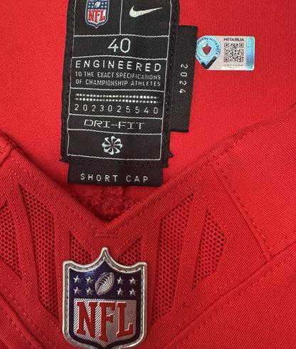 Bryan Cook GAME WORN 💪 10/12/25 Kansas City Chiefs Nike NFL Jersey 🎽 vs Lions - COA included 🛡️
