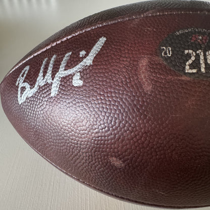 Baker Mayfield GAME USED 💪 PHOTO MATCED 📷 Tampa Bay Buccaneers Signed & Inscribed 🖊️ Wilson Duke Ball vs Broncos Proof of Authenticity included 🛡️