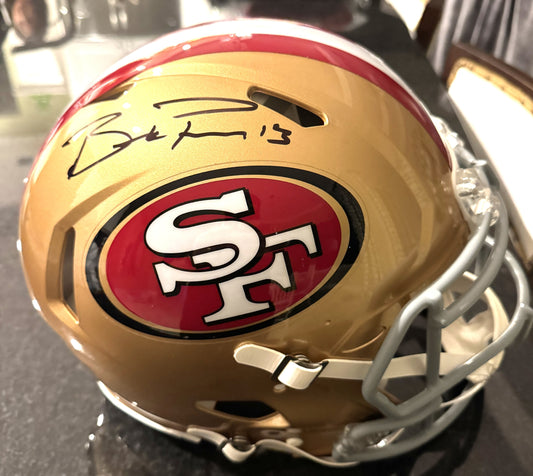 Brock Purdy Signed✍️San Francisco 49ers Full-Size Authentic On-Field NFL Speed Helmet