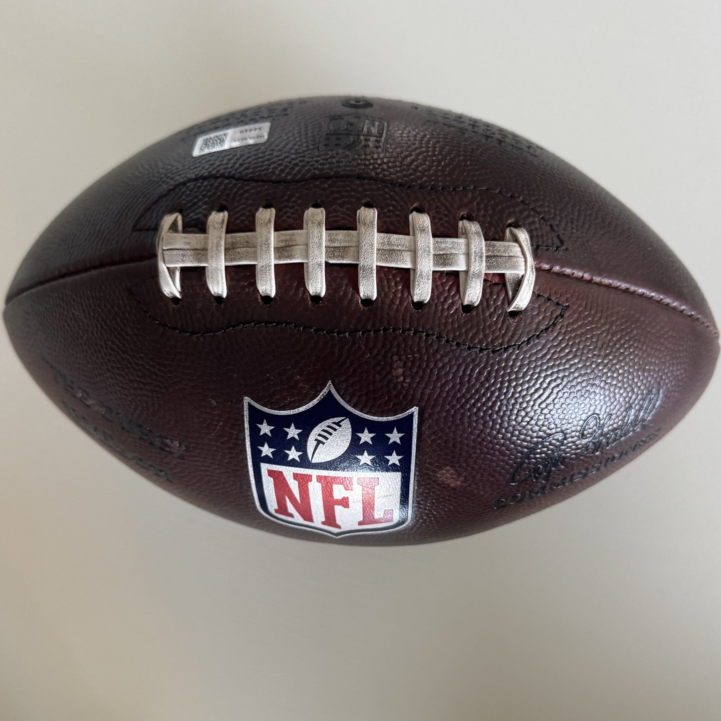 Baker Mayfield GAME USED 💪 PHOTO MATCED 📷 Tampa Bay Buccaneers Signed & Inscribed 🖊️ Wilson Duke Ball vs Broncos Proof of Authenticity included 🛡️