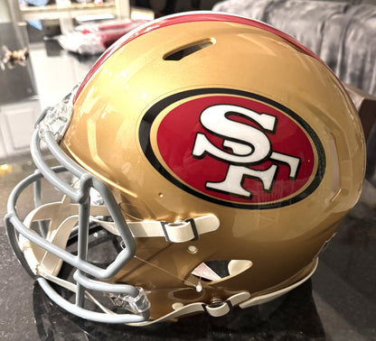Brock Purdy Signed✍️San Francisco 49ers Full-Size Authentic On-Field NFL Speed Helmet
