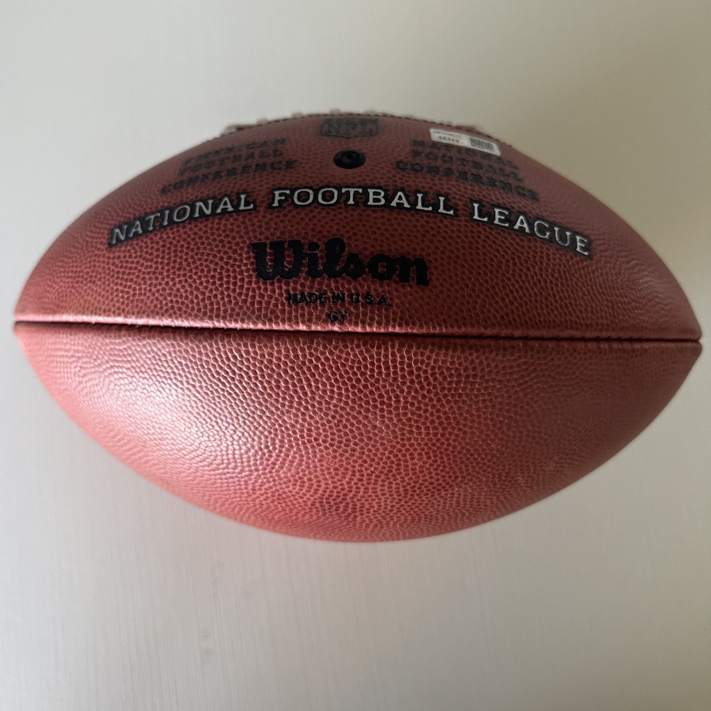 Mike Evans GAME USED 💪 Signed + Inscribed ✍️🖊️ Tampa Bay Buccaneers Wilson Duke Football 24-25 Season Inscribed "NFL Record Season" with Proof of Authenticity 🛡️