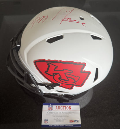 Skyy Moore Signed Kansas City Chiefs Full-Size Authentic Lunar Eclipse Helmet