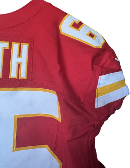 Trey Smith GAME WORN 10/19/25 Kansas City Chiefs Nike NFL Jersey 🎽 vs. Las Vegas Raiders inc. COA 🛡️
